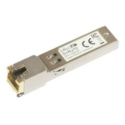 SFP модул MikroTik S+RJ10, SFP+ към RJ-45, 10 Gbps, до 200m, single-mode
