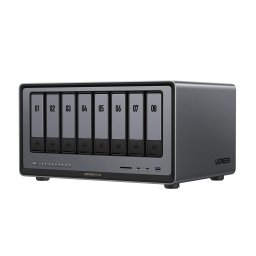 Мрежови диск (NAS) Ugreen NASync DXP8800 Plus, десетядрен Intel Core i5-1235U 1.3/4.4GHz, без твърд диск (8x SATA 6Gb/s), 8GB DDR5, 2x 10GbE, 2x Thunderbolt 4