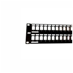 Пач панел 3M VOL-PPCA-F48K, 48x порта, 19", 1U, Cat.6,STP, черен