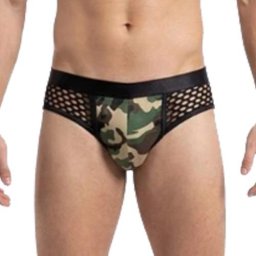 Мрежести слипове с камуфлажна окраска "CAMOUFLAGE BIKINI" размер S-L