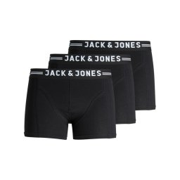 Jack & Jones Комплект боксерки Sense 12081832 Черен