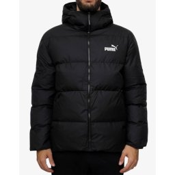 PUMA Power Hooded Jacket Coat Black
