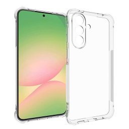 Силиконов гръб с подсилени ръбове за Samsung Galaxy А57 5G - прозрачен