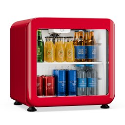 Klarstein Охладител за напитки Audrey Evo | 39 x 38 cm | Вътрешно LED осветление | 75 W | 42 dB (XLS-56)