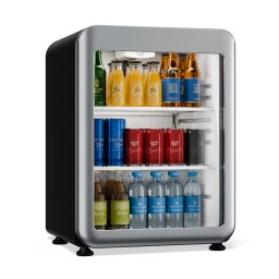 Klarstein Охладител за напитки Audrey Evo | 56 x 38 см | LED вътрешно осветление | 85 W | 42 dB (XLS-76)