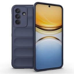 Подсилен силиконов гръб на ленти за Samsung Galaxy A37 5G - тъмно син