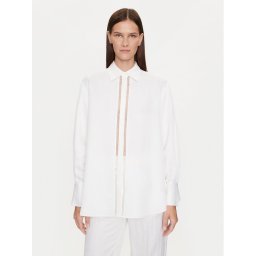 Boss Риза Beina 50514716 Бял Relaxed Fit