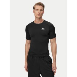 Under Armour Тениска от техническо трико Ua HeatGear 1361518 Черен Slim Fit