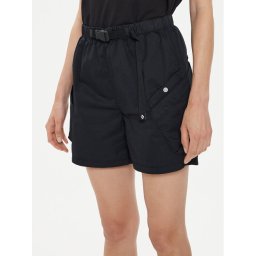 Converse Спортни шорти W Utility Festival Short 10026395-A03 Черен Regular Fit