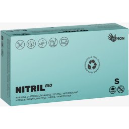 Espeon Nitril BIO Green нитрилни ръкавици без пудра размер S 2x50 бр.