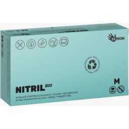 Espeon Nitril BIO Green нитрилни ръкавици без пудра размер M 2x50 бр.