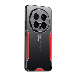 Алуминиев гръб за Honor Magic8 Pro - черен с червена рамка