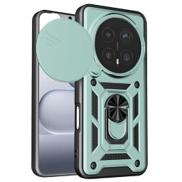 Хибриден гръб със стойка и слайдър за камера за Honor Magic8 Pro - зелен