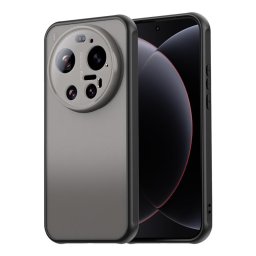 Прозрачен силиконов гръб за Xiaomi 17 Ultra - сив