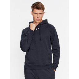 Under Armour Суитшърт Ua Rival Fleece Hoodie 1379757 Черен Loose Fit