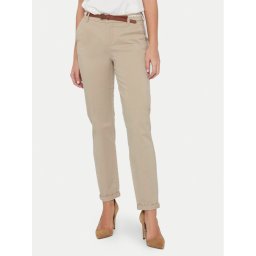 ONLY Текстилни панталони 15218519 Бежов Regular Fit