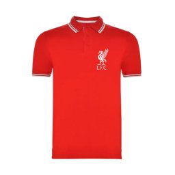 Liverpool FC тениска с яка червена