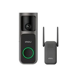 Видеодомофон Imou Doorbell 3 Kit, 1/3 4MP CMOS camera с вградена IR подсветка, 8x цифрово увеличение, H.265, MicroSD слот до 512GB, Wi-Fi, микрофон и говорител