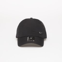 Шапка Nike Dri-FIT Club Unstructured Metal Swoosh Cap Black/ Metallic Silver Universal