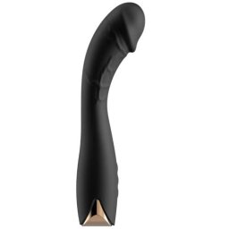 Секс вибратор за G-точка - медицински силикон "CURVE G-SPOT BLACK" 21 см