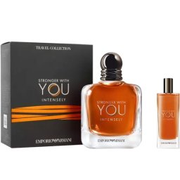 Emporio Armani Stronger With You Intensely Комплект (EDP 100ml + EDP 15ml) за Мъже