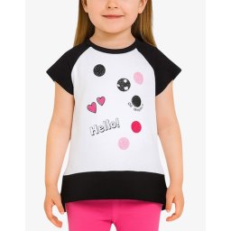 CHICCO Girls Tee White/Black
