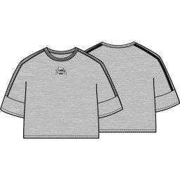 Дамска тениска с къс топ Lonsdale