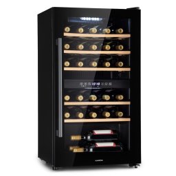 Klarstein Barossa 29 Duo, охладител за вино, 29 бутилки, 80 литра, 2 зони, управление с бутон (TK15-Barossa-29D)