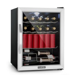 Klarstein Beersafe XL Mix Edition, хладилник, D, LED, 4 метални решетки, стъклена врата (Beersafe-XL-mixit)