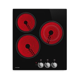Klarstein Керамичен плот EasyCook | 3 зони за готвене | 4700 W | 11 нива на мощност | 45 см (PR4031EE-A)