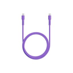 Data кабел ttec USB-C to USB-C 60W PD 120cm, Neon Лилав