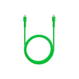 Data кабел ttec USB-C to USB-C 60W PD 120cm, Neon Зелен