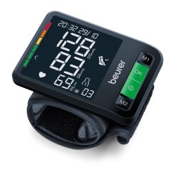 Beurer BC 87 BT - апарат за кръвно налягане за китка, Bluetooth, 240 памет, индикатор за покой - черен