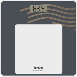 Tefal Essential PP1330V0 - дигитална везна с темперирано стъкло, 150 кг - черна