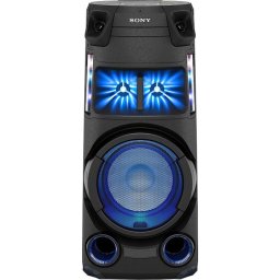 Аудио система SONY MHC-V43D, Jet Bass Booster, Bluetooth, Party lights, Radio, Черен