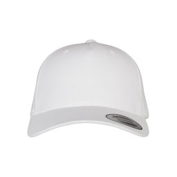 YP CLASSICS 5-PANEL PREMIUM COVERED SNAPBACK CAP white