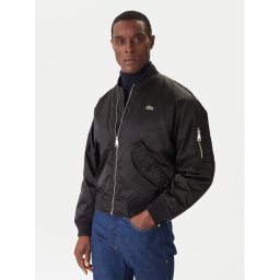 Lacoste Яке бомбър BH2899 Черен Regular Fit