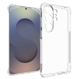 Силиконов гръб с подсилени ръбове за Samsung Galaxy S26 - прозрачен
