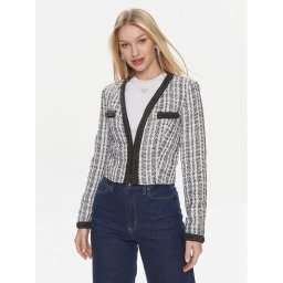 Guess Сако Tosca Braid Boucle J W4RN38 WFWV2 Черен Regular Fit