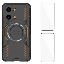WANLONFENG DJ Магнитен Калъф за Xiaomi Redmi Turbo 5 Max 5G / Poco X8 Pro Max 5G - PC+TPU, 2 стъкла, 4 цвята