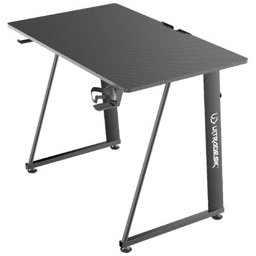 Компютърно бюро Ultradesk Enter V2 (UDESK-EN-BK), 60 x 100 x 75 cm, държач за слушалки, поставка за чаша, черно
