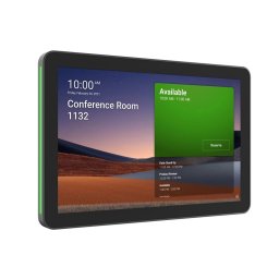 Конферентен дисплей Logitech Tap Scheduler Graphite, 10.1" (25.65 cm) IPS дисплей, 1280 x 800, покритие против пръстови отпечатъци, сензор за околна светлина и акселерометър, Bluetooth, Wi-Fi, RJ45