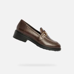 Brown women's moccasins Geox Walk Pleasure - Women's
