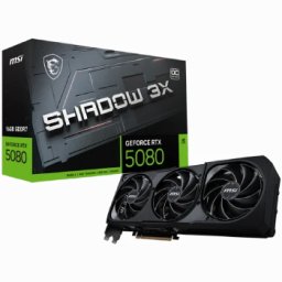 MSI Video Card Nvidia GeForce RTX 5080 16G SHADOW 3X OC RTX_5080_16G_SHADOW_3X_OC