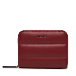 Портфейл Calvin Klein Line Quilt Medium Zip Around K60K612201 Червен