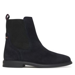 Боти тип челси Tommy Hilfiger Flag Boot FW0FW08780 Тъмносин
