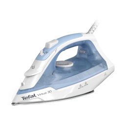 Tefal Virtuo 30 FV2C41E0 - парна ютия 2000W, 120g/min ударна пара, керамична плоча - синя
