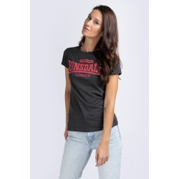 Дамска тениска. Lonsdale 114026-Marl Black