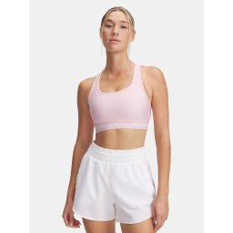 Women's bra Under Armour Crossback Mid Bra-PNK - Women's