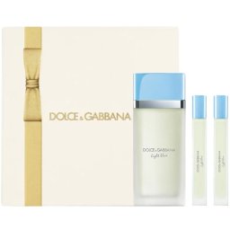 Dolce&Gabbana Light Blue Eau de Toilette 2025 Комплект (EDT 100ml + EDT 10ml + EDT 10ml) за Мъже